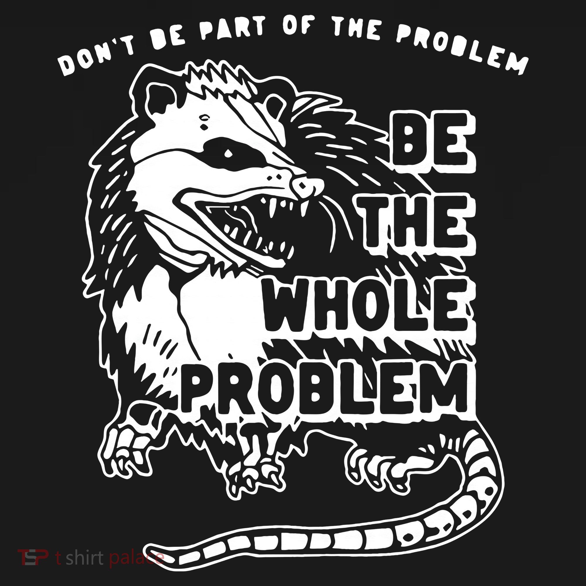 Don't Be Part Of the Problem Be The Whole Problem Funny Gym Long Sleeve Shirt