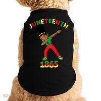 Dabbing Black Princess Juneteenth 1865 Black History Doggie Tank thumb 0