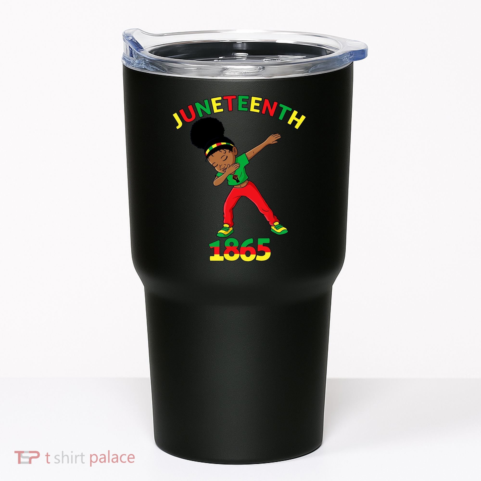 Dabbing Black Princess Juneteenth 1865 Black History Tumbler