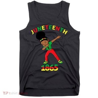 Dabbing Black Princess Juneteenth 1865 Black History Tank Top