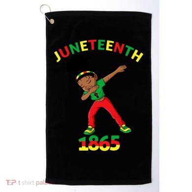 Dabbing Black Princess Juneteenth 1865 Black History Golf Towel