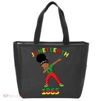 Dabbing Black Princess Juneteenth 1865 Black History Tote Bag thumb 0