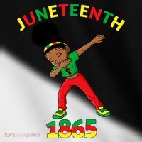Dabbing Black Princess Juneteenth 1865 Black History Toddler Fine Jersey T-Shirt thumb 2