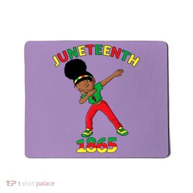 Dabbing Black Princess Juneteenth 1865 Black History Mousepad