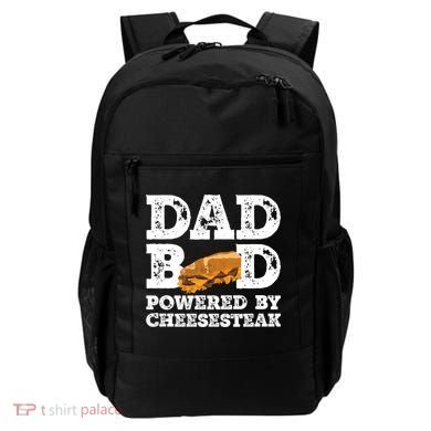 Dad Bod Powered By Cheesesteak Father Figure Graphic Cool Gift Backpack