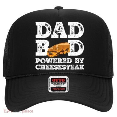 Dad Bod Powered By Cheesesteak Father Figure Graphic Cool Gift Hat
