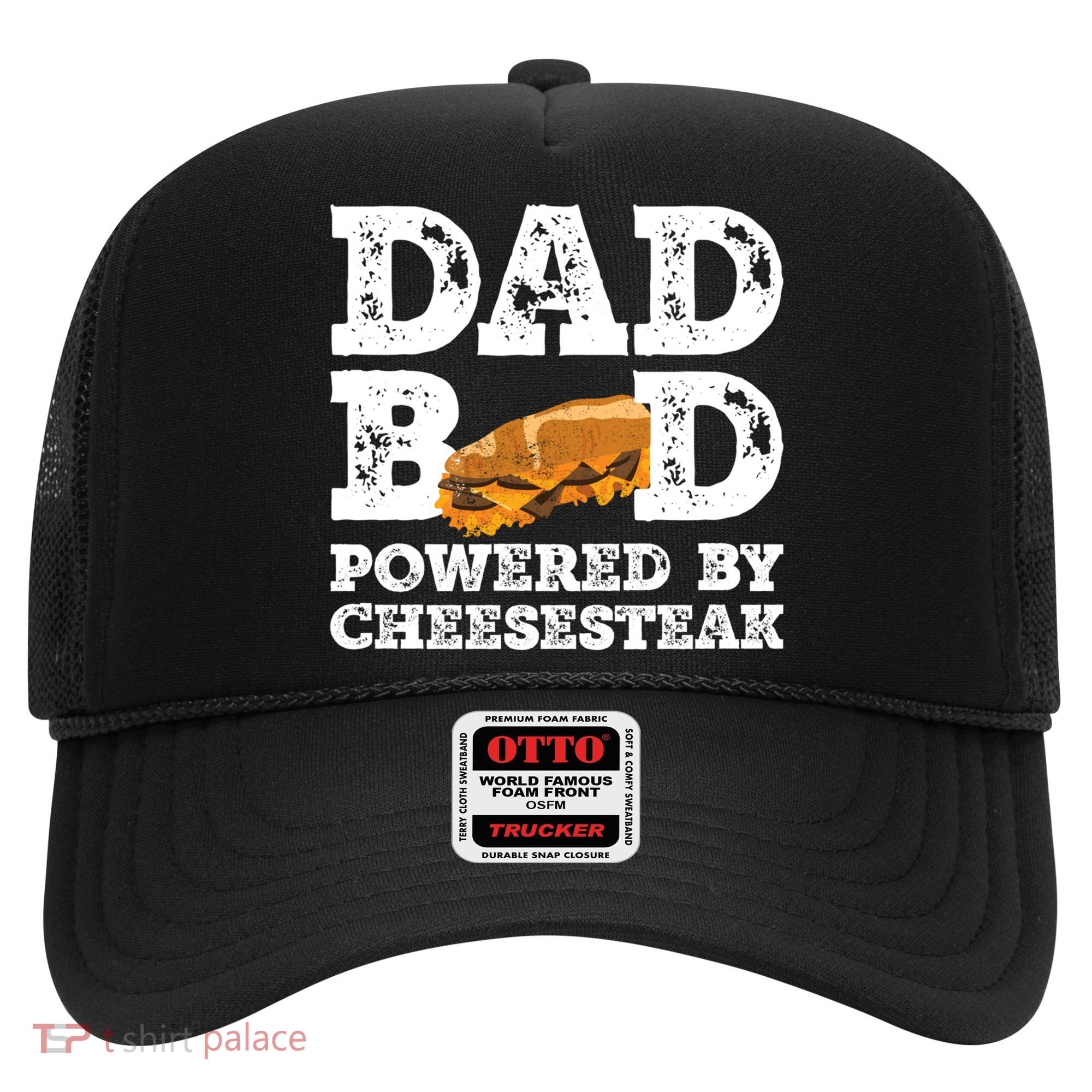 Dad Bod Powered By Cheesesteak Father Figure Graphic Cool Gift Hat