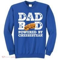 Dad Bod Powered By Cheesesteak Father Figure Graphic Cool Gift Sweatshirt thumb 0