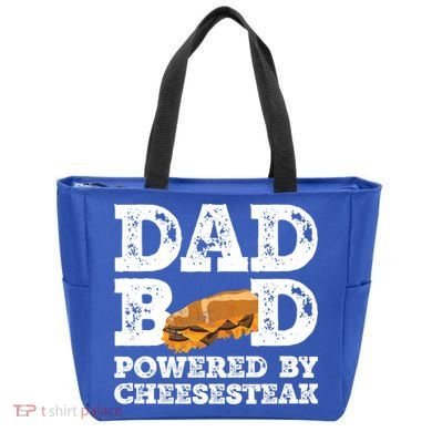 Dad Bod Powered By Cheesesteak Father Figure Graphic Cool Gift Tote Bag