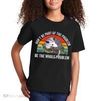 Dont Be Part Of The Problem Be The Problem Possum Funny Kids T-Shirt thumb 2