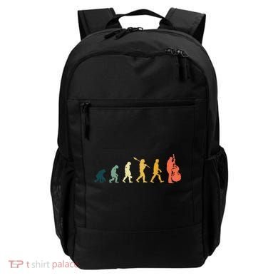 Double Bass Player Evolution Funny Music Band Gift Backpack