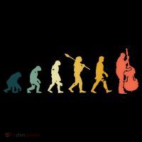 Double Bass Player Evolution Funny Music Band Gift Backpack thumb 2