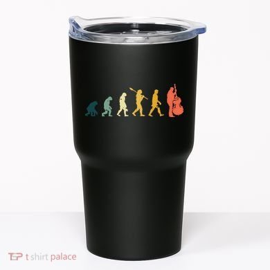 Double Bass Player Evolution Funny Music Band Gift Tumbler