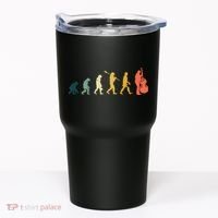 Double Bass Player Evolution Funny Music Band Gift Tumbler thumb 0