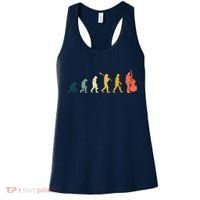 Double Bass Player Evolution Funny Music Band Gift Women's Tank Top thumb 0