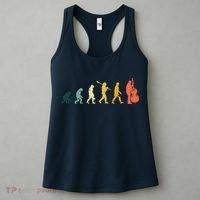 Double Bass Player Evolution Funny Music Band Gift Women's Tank Top thumb 3