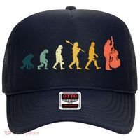 Double Bass Player Evolution Funny Music Band Gift Hat thumb 0