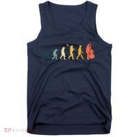 Double Bass Player Evolution Funny Music Band Gift Tank Top thumb 0