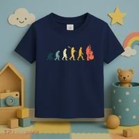 Double Bass Player Evolution Funny Music Band Gift Toddler T-Shirt thumb 3