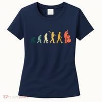 Double Bass Player Evolution Funny Music Band Gift Women's T-Shirt thumb 0