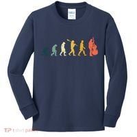 Double Bass Player Evolution Funny Music Band Gift Kids Long Sleeve Shirt thumb 0
