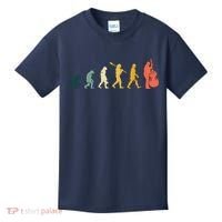 Double Bass Player Evolution Funny Music Band Gift Kids T-Shirt thumb 0