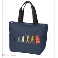 Double Bass Player Evolution Funny Music Band Gift Tote Bag thumb 3