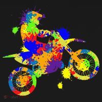 Dirt Bike Rider Motocross Enduro Dirt Biking Women's Hoodie thumb 2