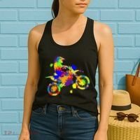 Dirt Bike Rider Motocross Enduro Dirt Biking Women's Tank Top thumb 2