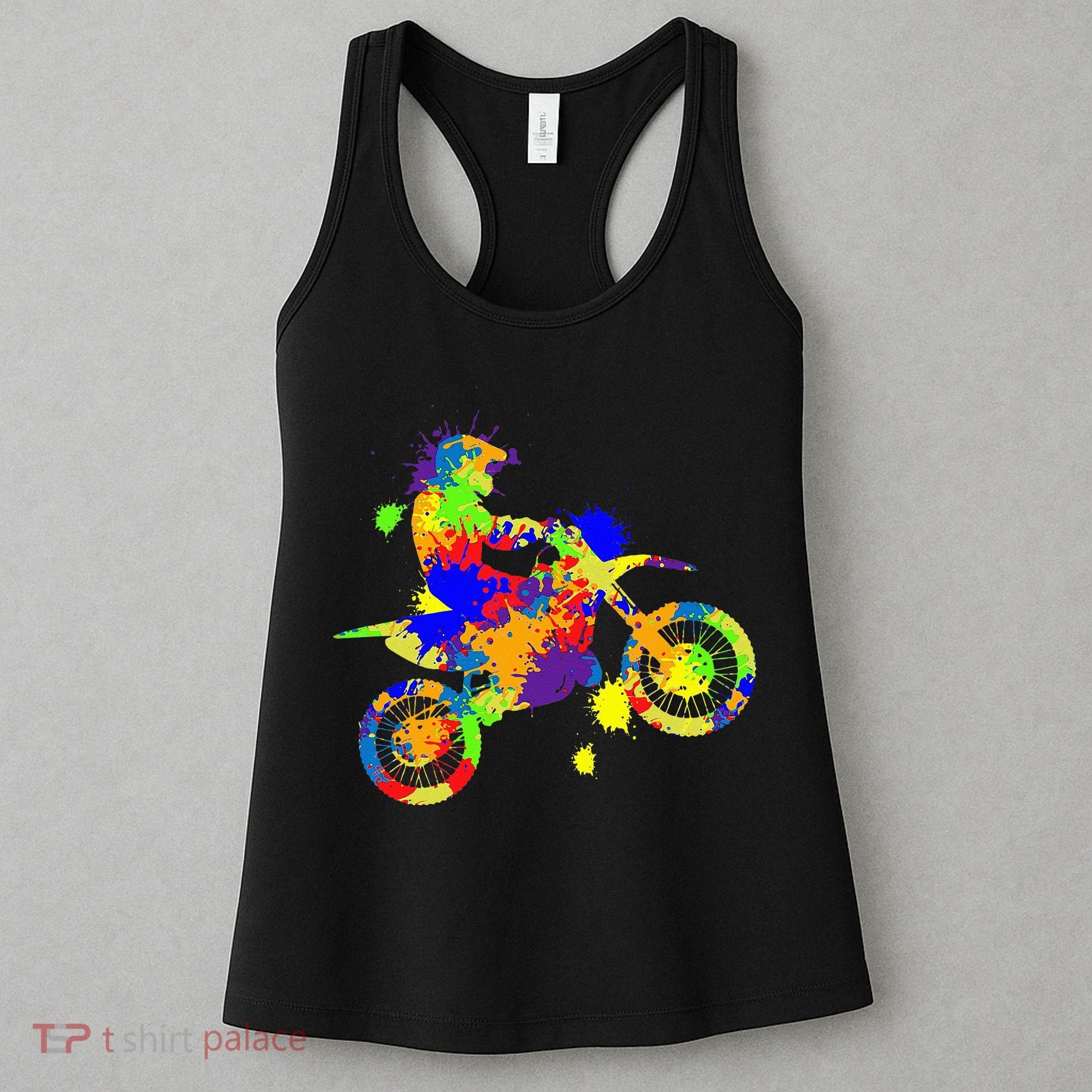 Dirt Bike Rider Motocross Enduro Dirt Biking Women's Tank Top