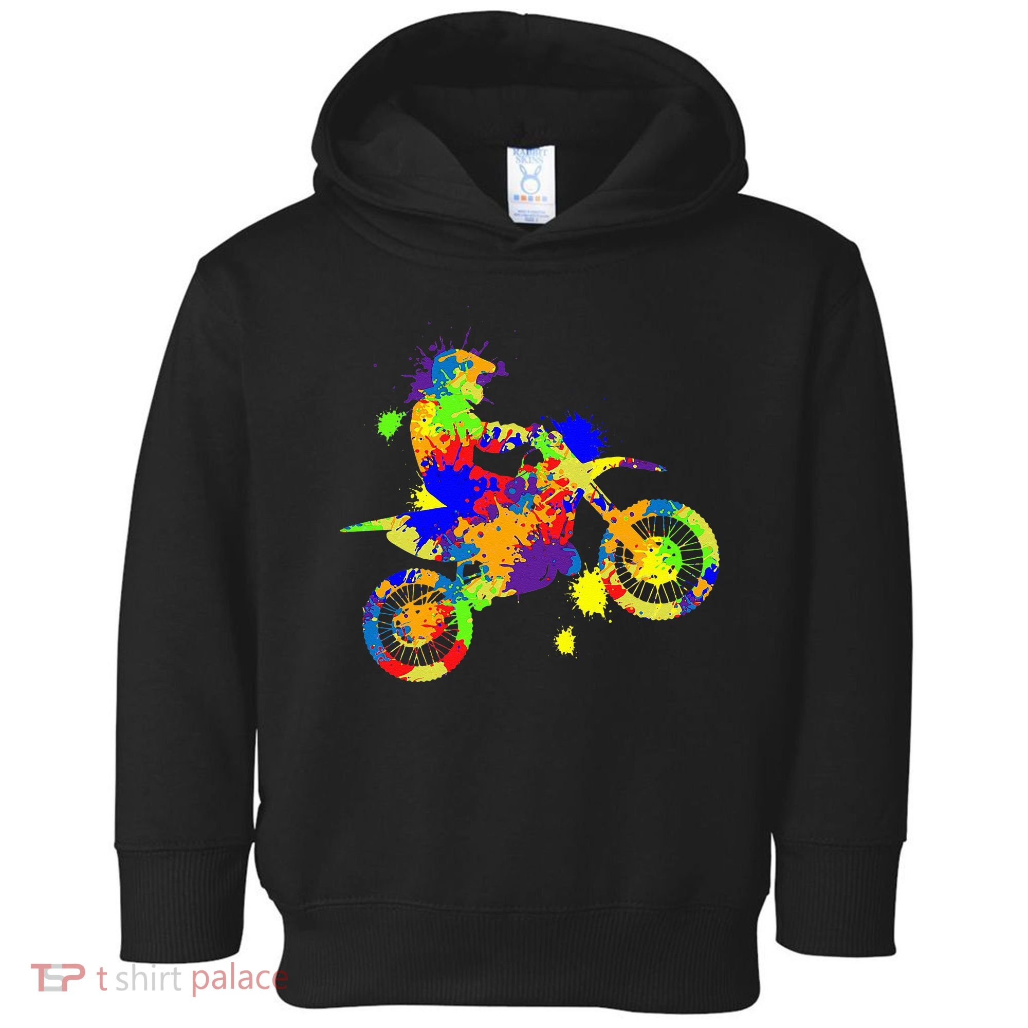 Dirt Bike Rider Motocross Enduro Dirt Biking Toddler Hoodie