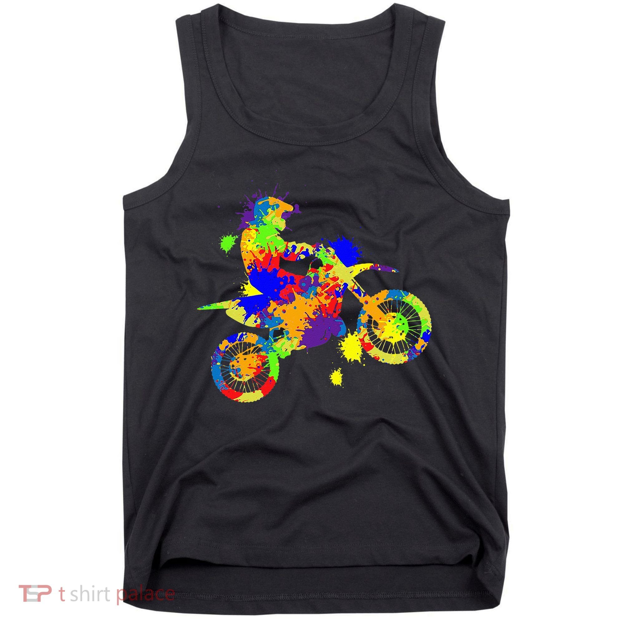 Dirt Bike Rider Motocross Enduro Dirt Biking Tank Top