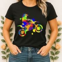 Dirt Bike Rider Motocross Enduro Dirt Biking Women's T-Shirt thumb 2