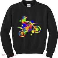 Dirt Bike Rider Motocross Enduro Dirt Biking Kids Sweatshirt thumb 0