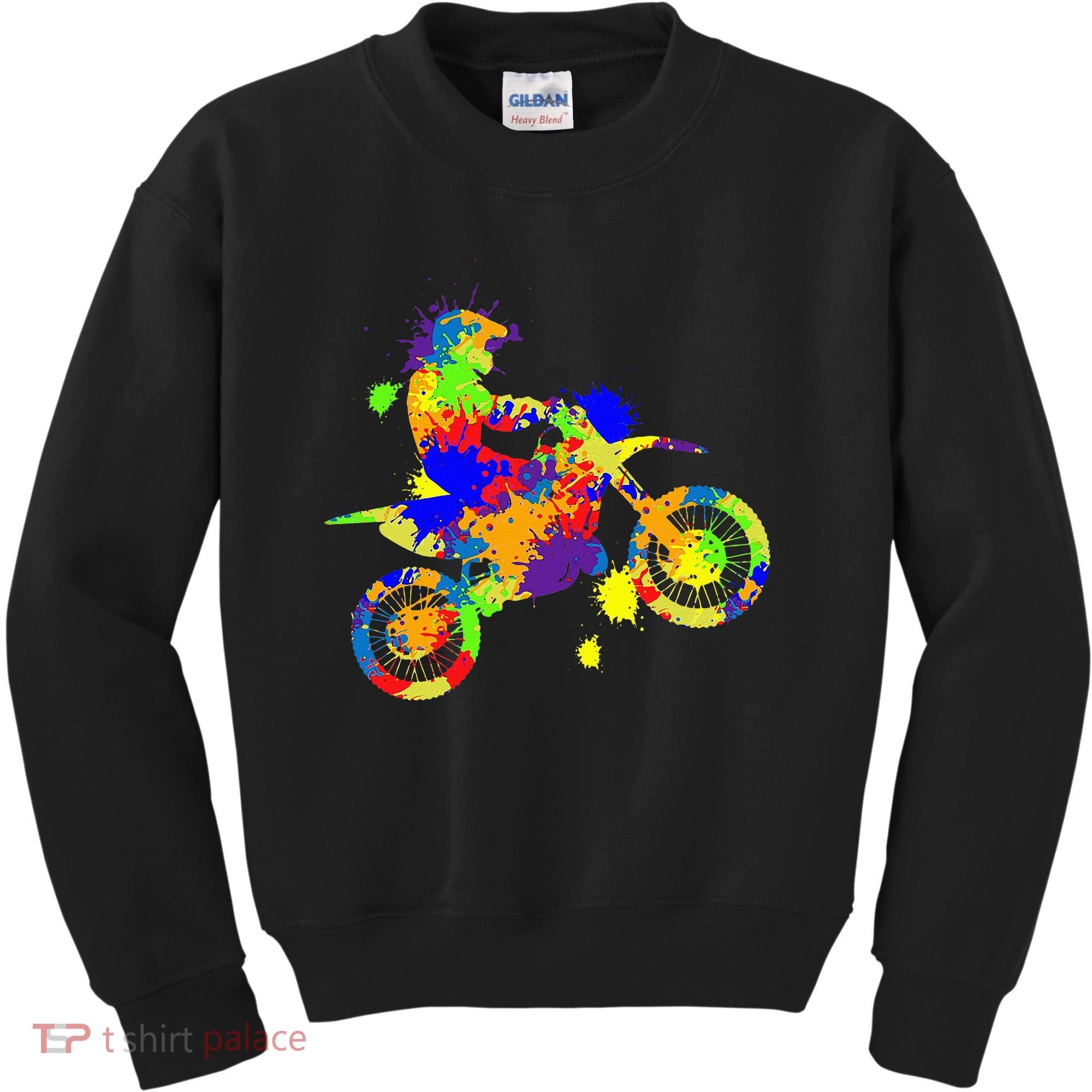Dirt Bike Rider Motocross Enduro Dirt Biking Kids Sweatshirt