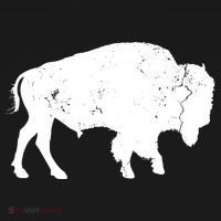 Distressed Buffalo Retro Bison Animal Lover Men Women Dad Backpack thumb 2