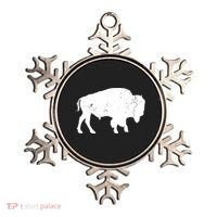 Distressed Buffalo Retro Bison Animal Lover Men Women Dad Ornament thumb 0