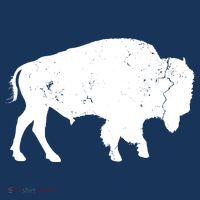 Distressed Buffalo Retro Bison Animal Lover Men Women Dad Mousepad thumb 1