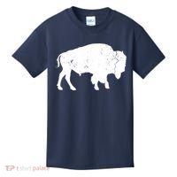 Distressed Buffalo Retro Bison Animal Lover Men Women Dad Kids T-Shirt thumb 0