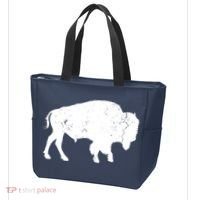 Distressed Buffalo Retro Bison Animal Lover Men Women Dad Tote Bag thumb 3