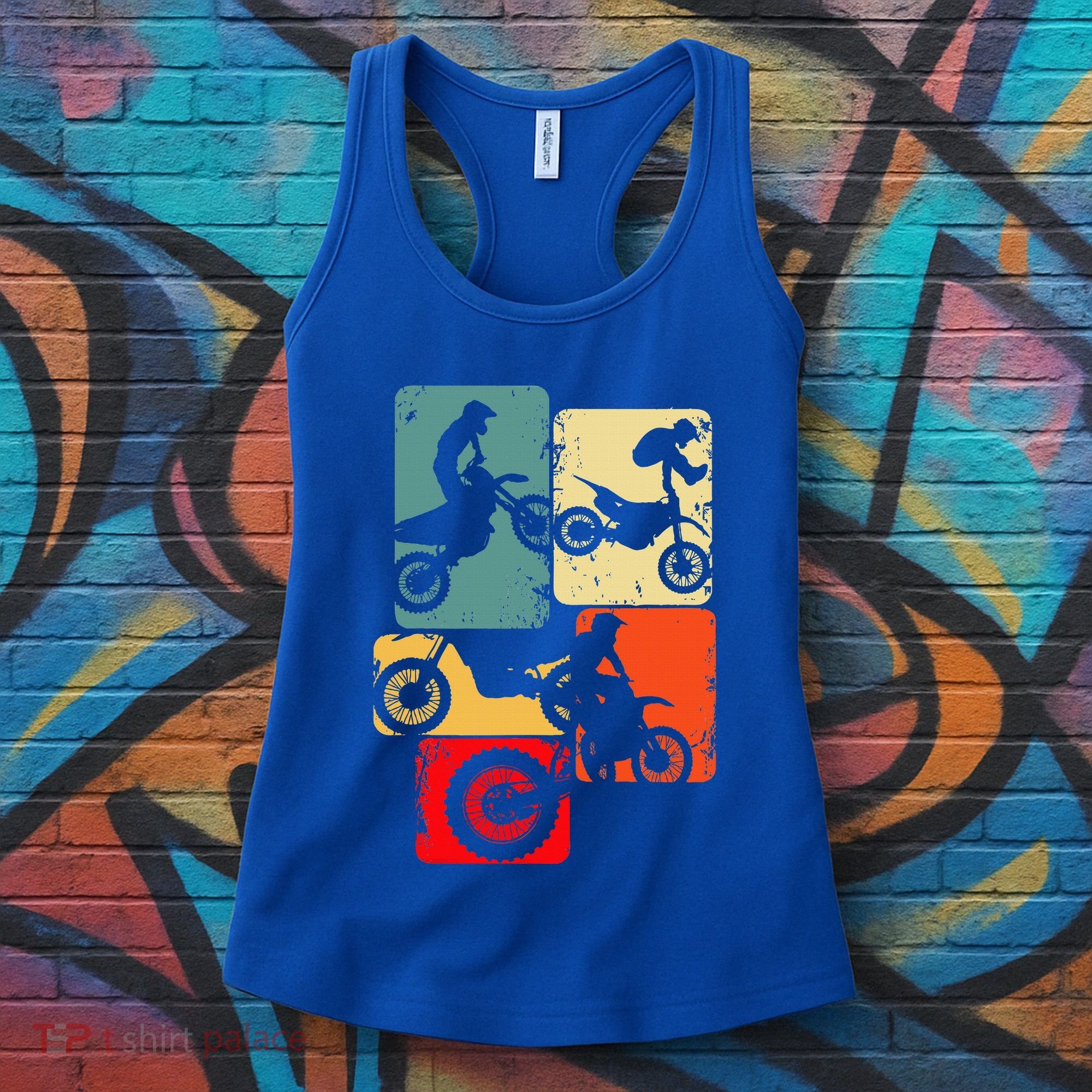 Dirt Bike Rider Motocross Enduro Dirt Biking Women's Tank Top