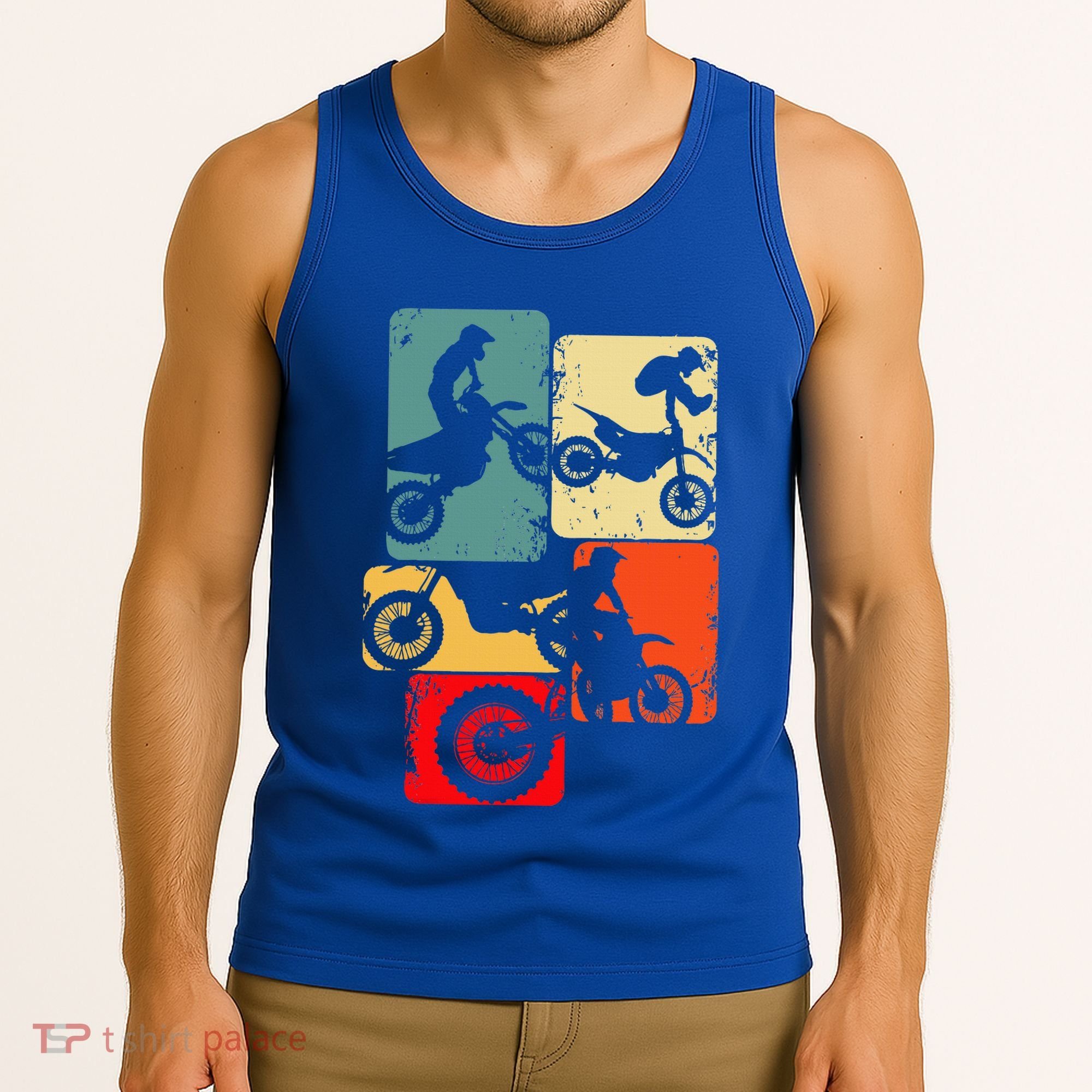 Dirt Bike Rider Motocross Enduro Dirt Biking Tank Top