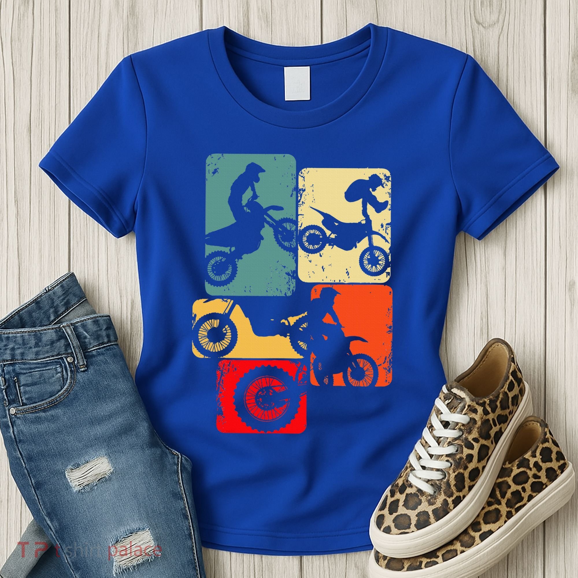 Dirt Bike Rider Motocross Enduro Dirt Biking Women's T-Shirt
