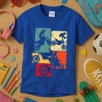 Dirt Bike Rider Motocross Enduro Dirt Biking Kids T-Shirt thumb 3