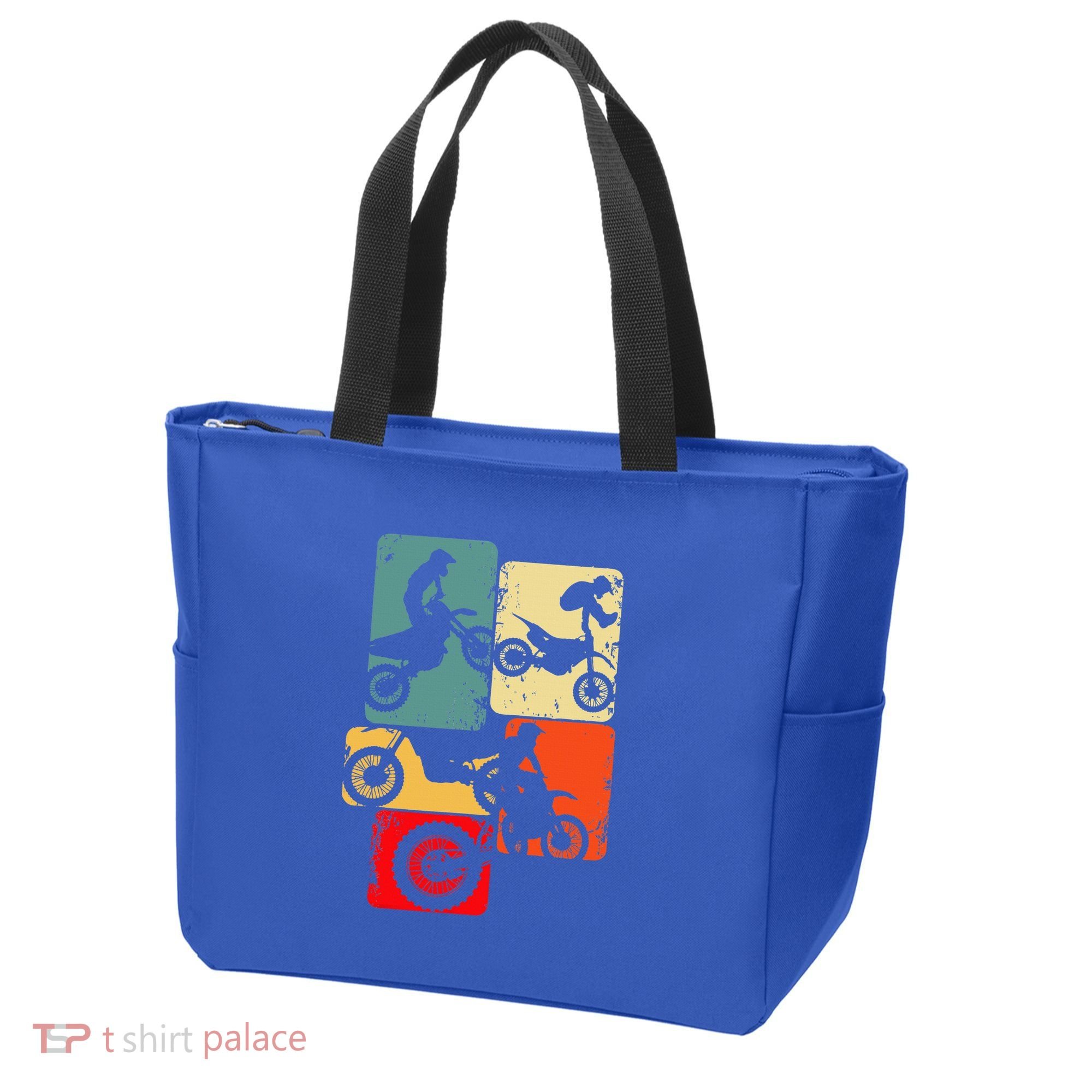 Dirt Bike Rider Motocross Enduro Dirt Biking Tote Bag