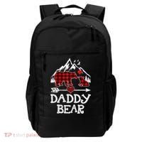 Daddy Bear , Red Buffalo Plaid Daddy Bear Pajama T Backpack thumb 0