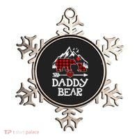 Daddy Bear , Red Buffalo Plaid Daddy Bear Pajama T Ornament thumb 0
