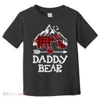 Daddy Bear , Red Buffalo Plaid Daddy Bear Pajama T Toddler T-Shirt thumb 0