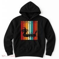 Dragon Boat Racing Dragon Boat Retro Paddling Hoodie thumb 0