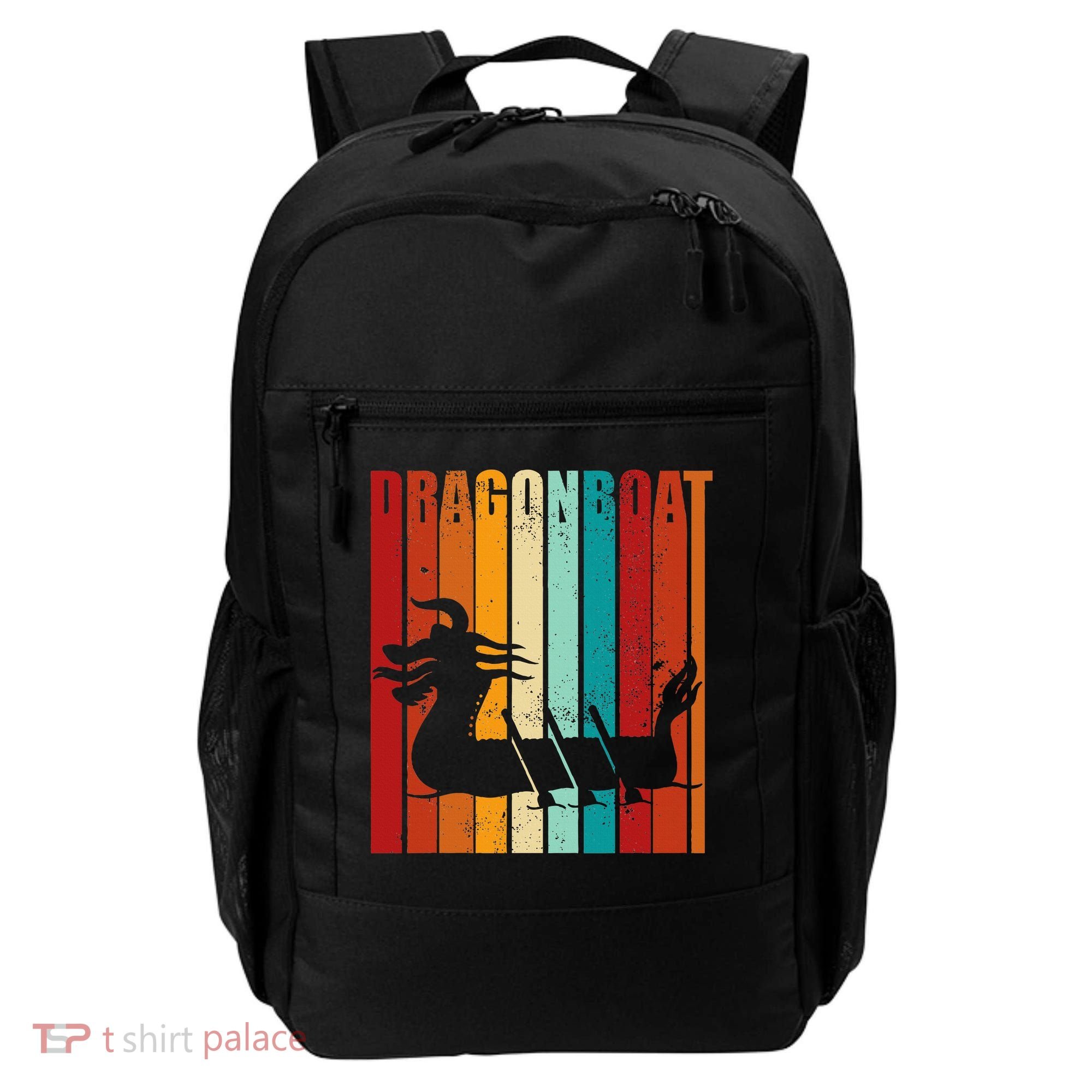 Dragon Boat Racing Dragon Boat Retro Paddling Backpack
